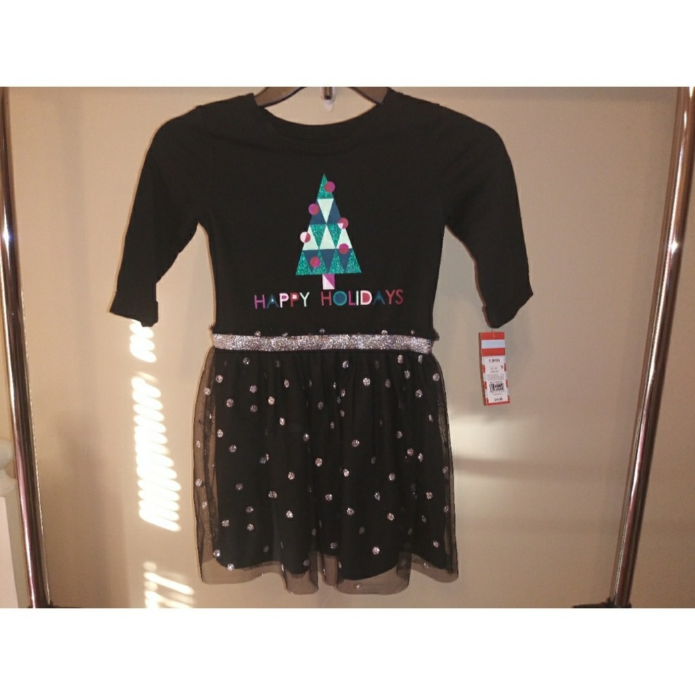 NWT Girls Christmas Holiday Tutu Dress